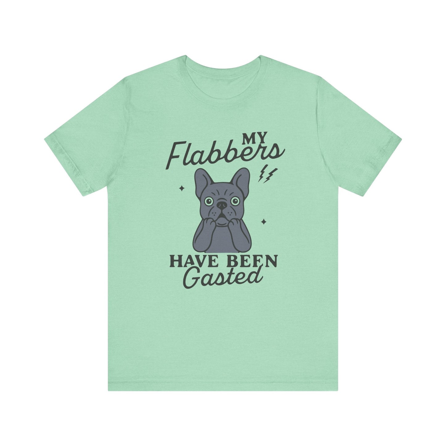 Black Frenchie Flabbergasted Tshirt