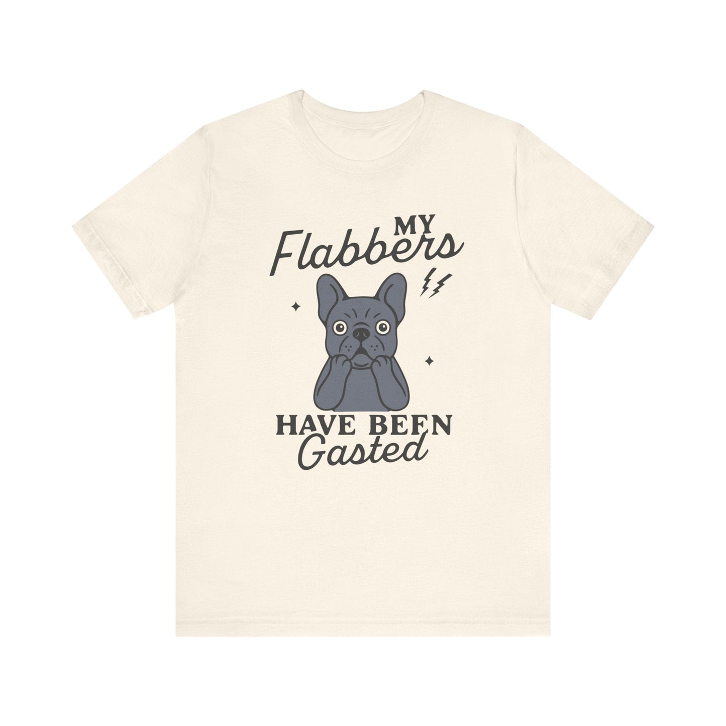 Black Frenchie Flabbergasted Tshirt