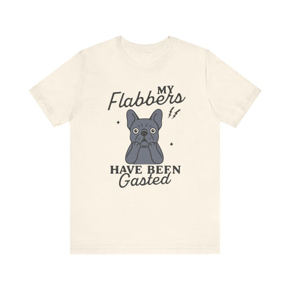 Black Frenchie Flabbergasted Tshirt