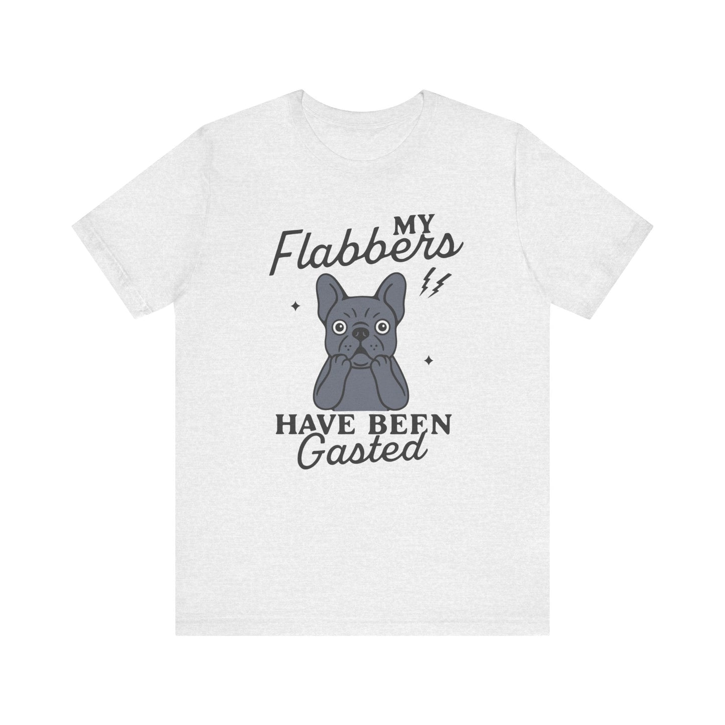 Black Frenchie Flabbergasted Tshirt