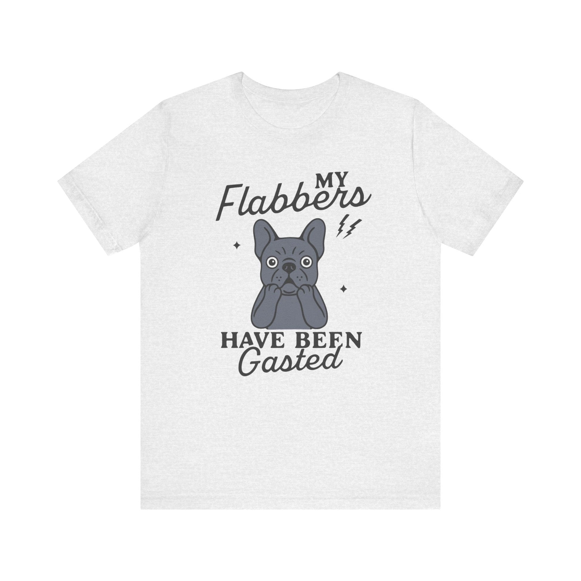 Black Frenchie Flabbergasted Tshirt