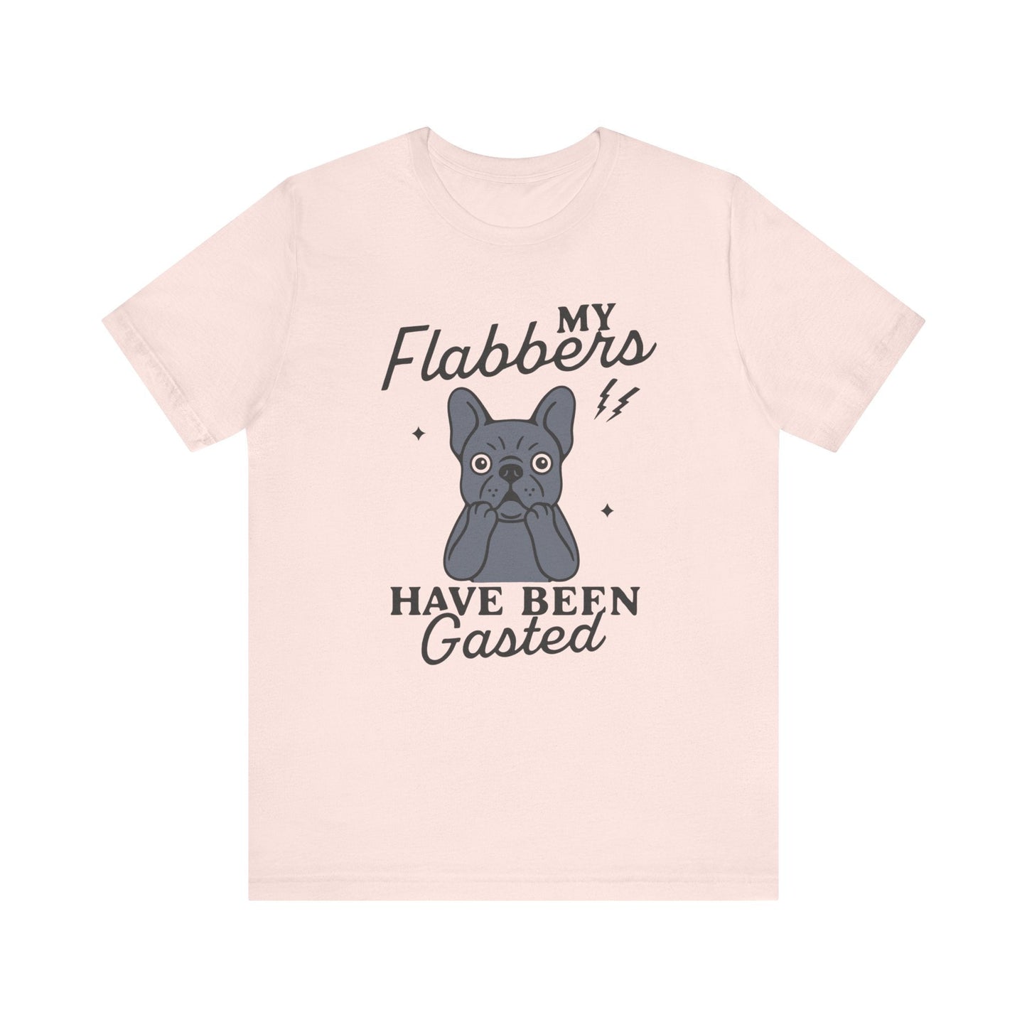 Black Frenchie Flabbergasted Tshirt
