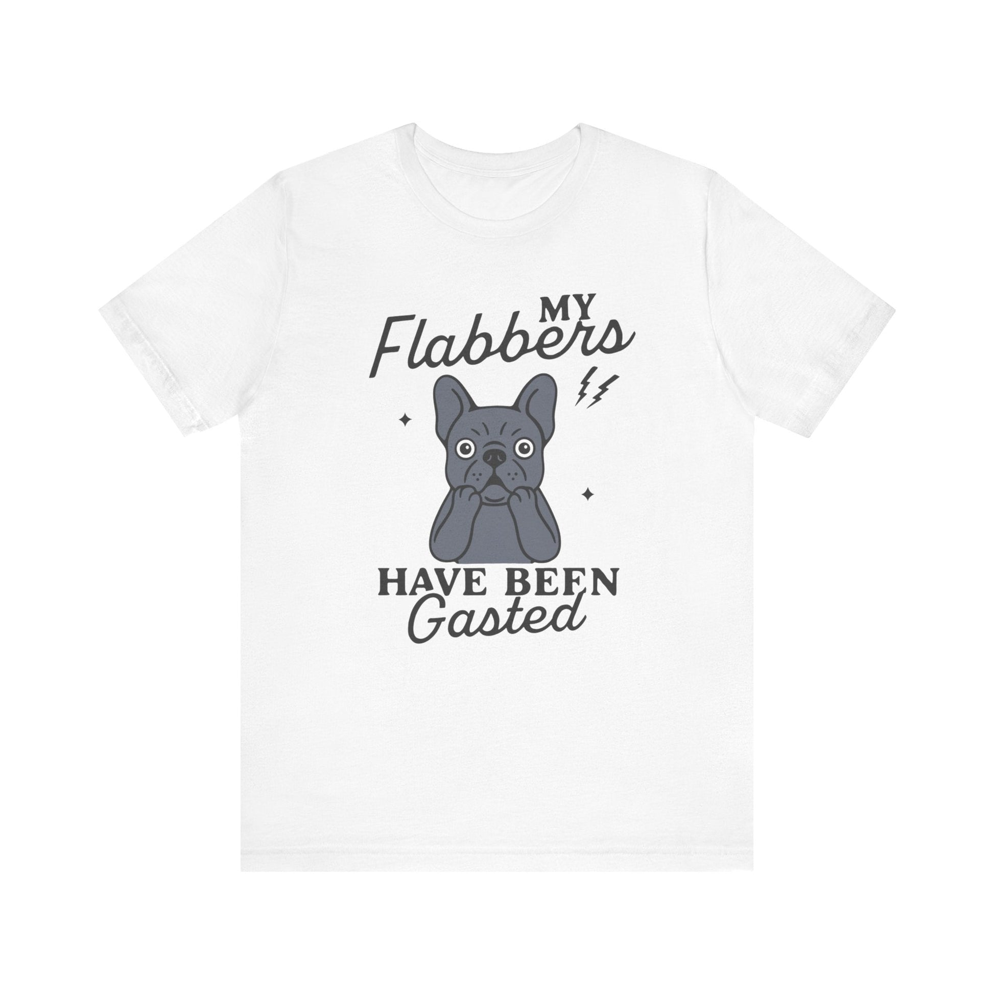 Black Frenchie Flabbergasted Tshirt