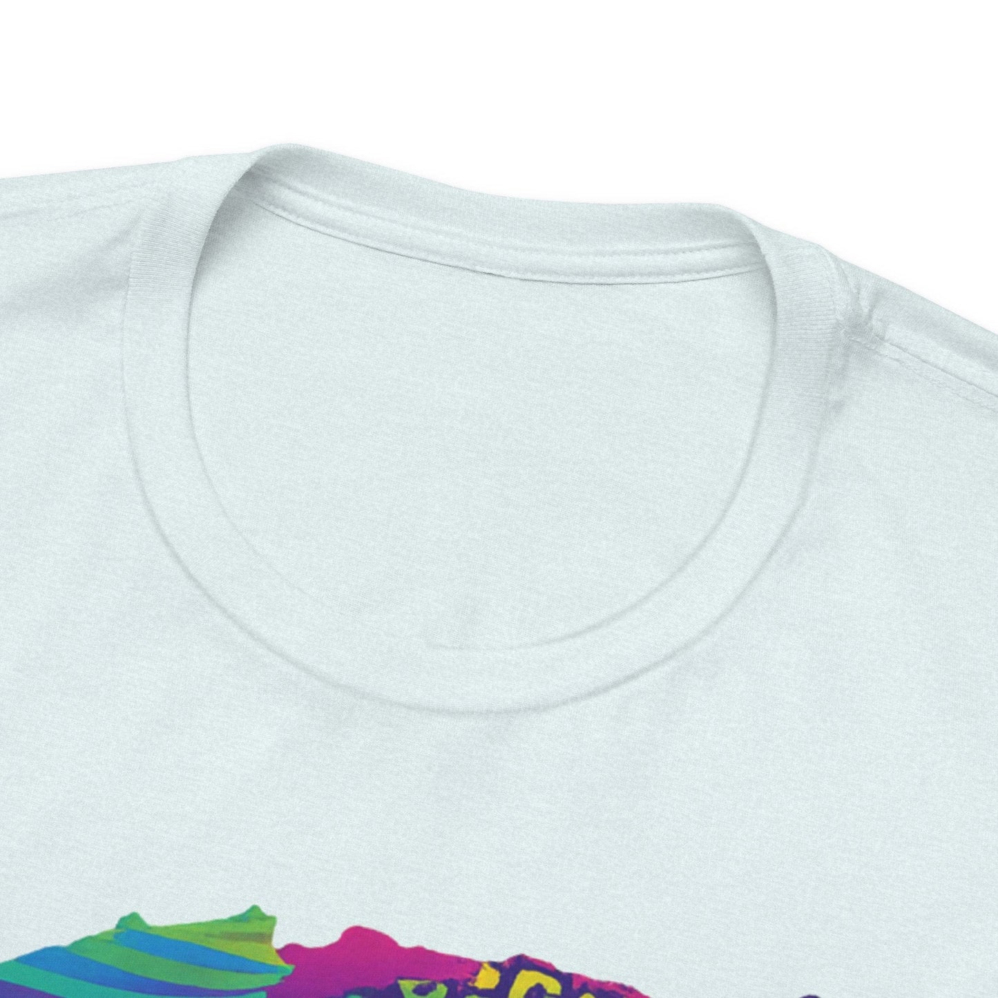 Black Frenchie Retro Neon Tshirt