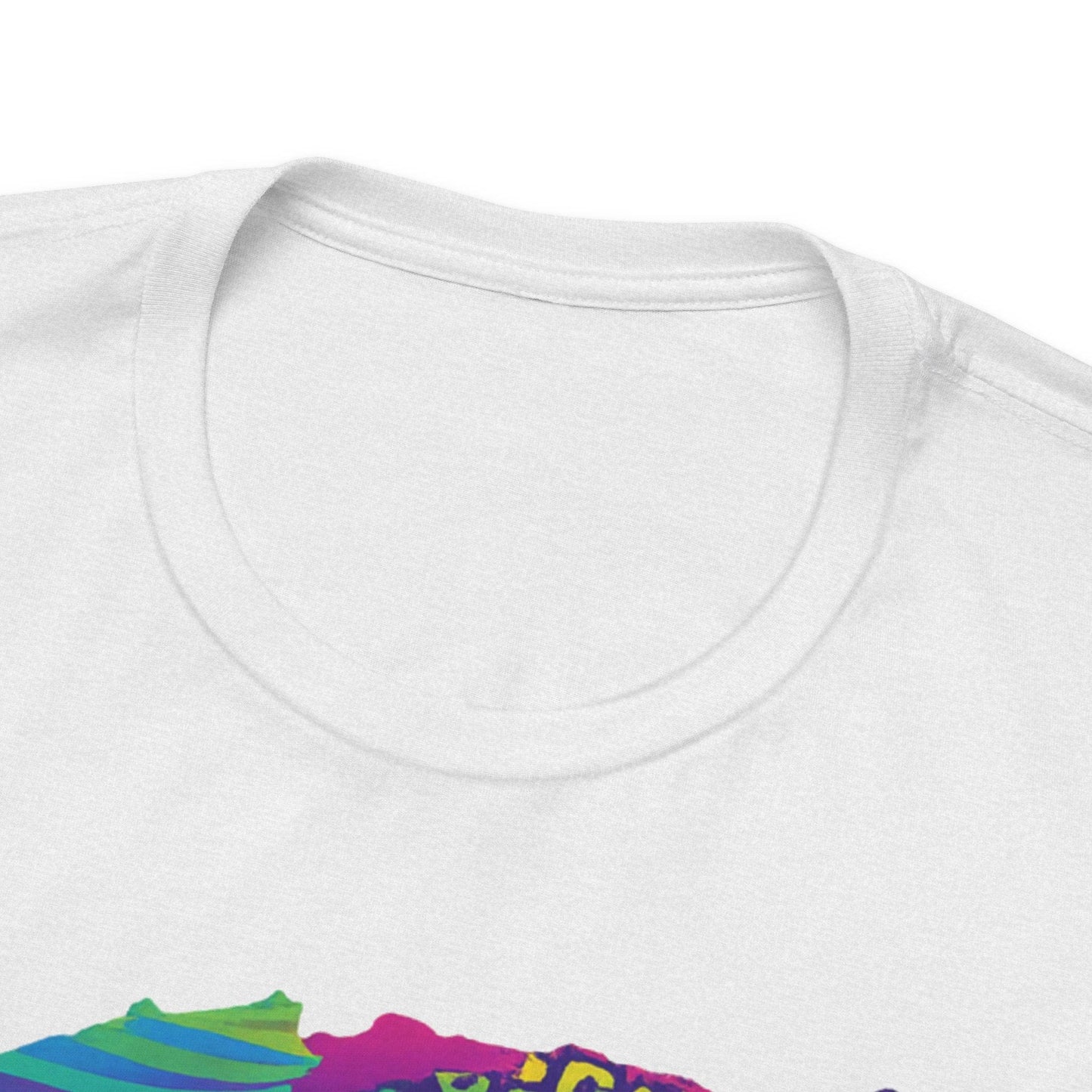 Black Frenchie Retro Neon Tshirt