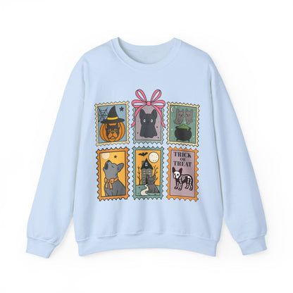 Black Frenchie Spooky Stamps Sweatshirt