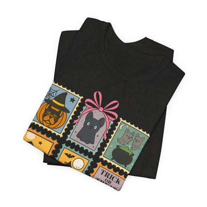 Black Frenchie Spooky Stamps TShirt