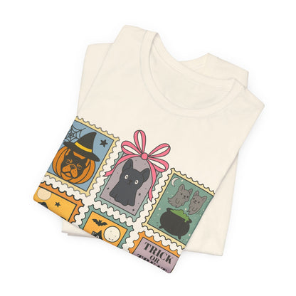 Black Frenchie Spooky Stamps TShirt