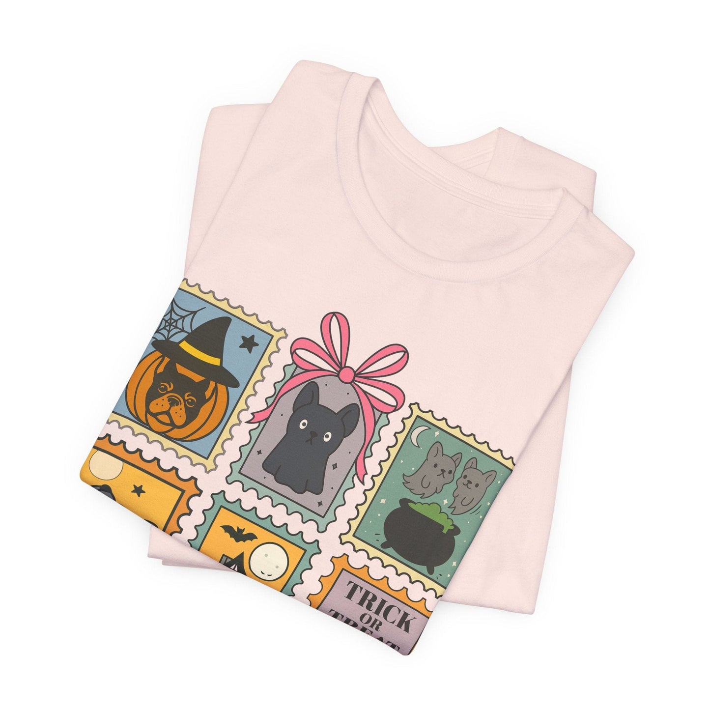 Black Frenchie Spooky Stamps TShirt