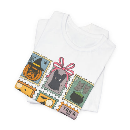 Black Frenchie Spooky Stamps TShirt