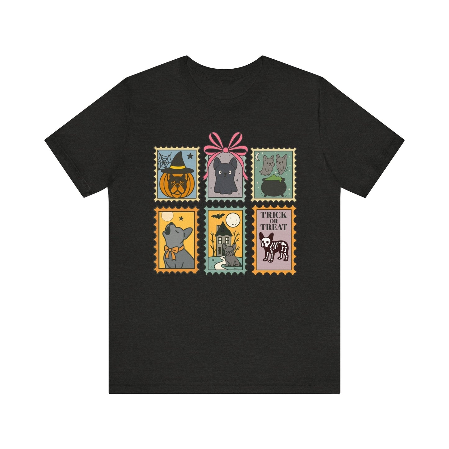 Black Frenchie Spooky Stamps TShirt