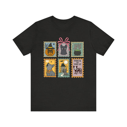 Black Frenchie Spooky Stamps TShirt