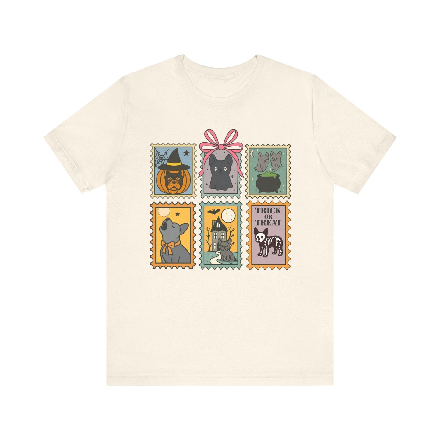 Black Frenchie Spooky Stamps TShirt