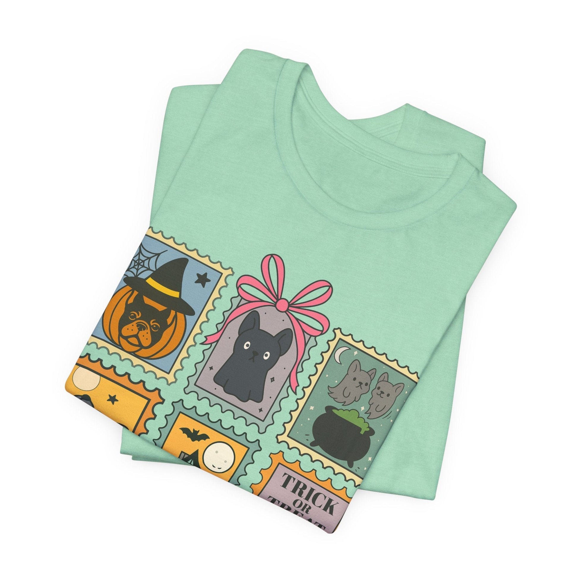 Black Frenchie Spooky Stamps TShirt