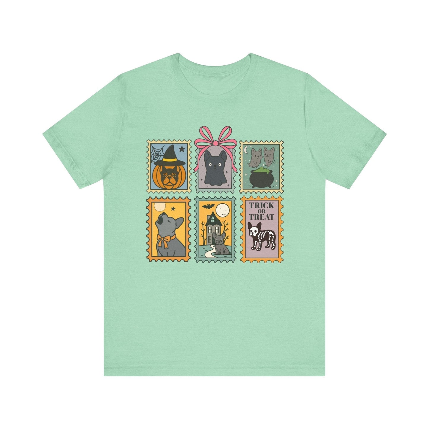Black Frenchie Spooky Stamps TShirt