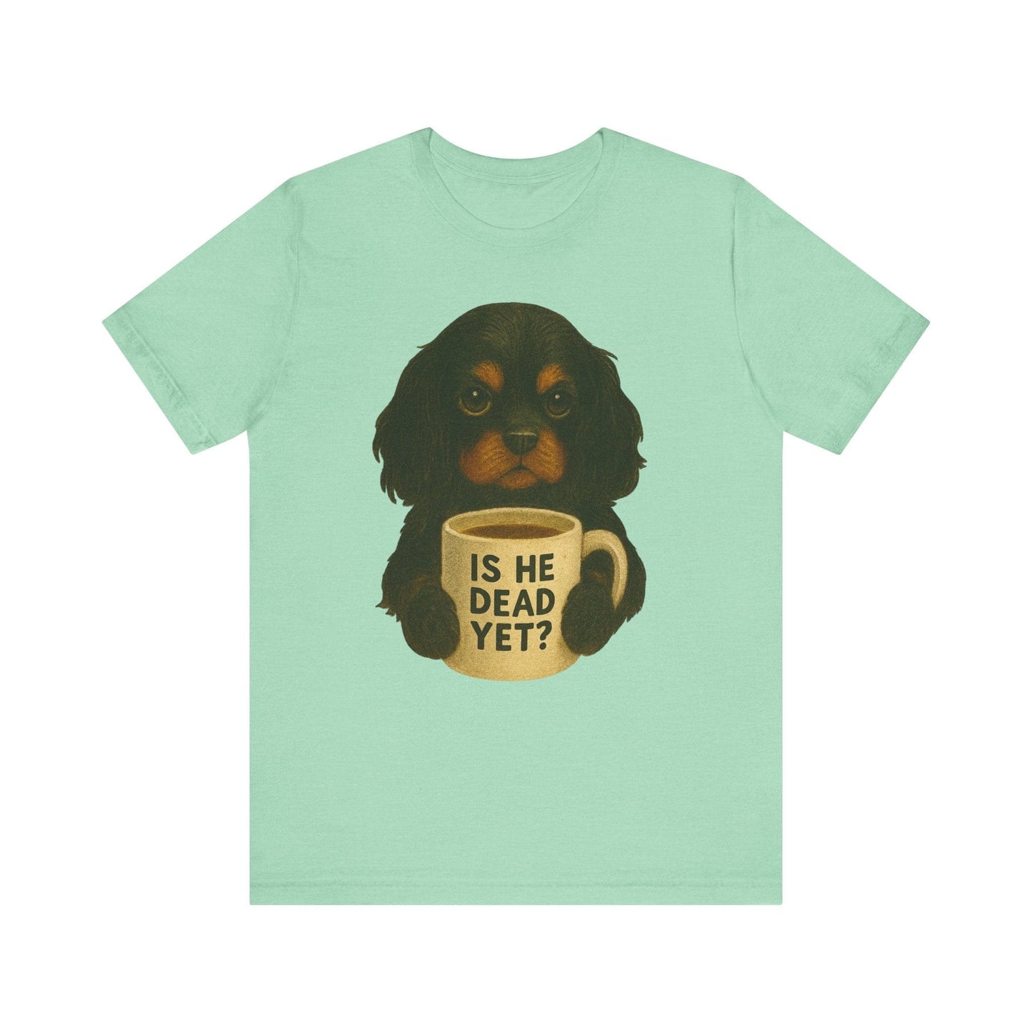 Black Tan Cavalier Dead Yet TShirt