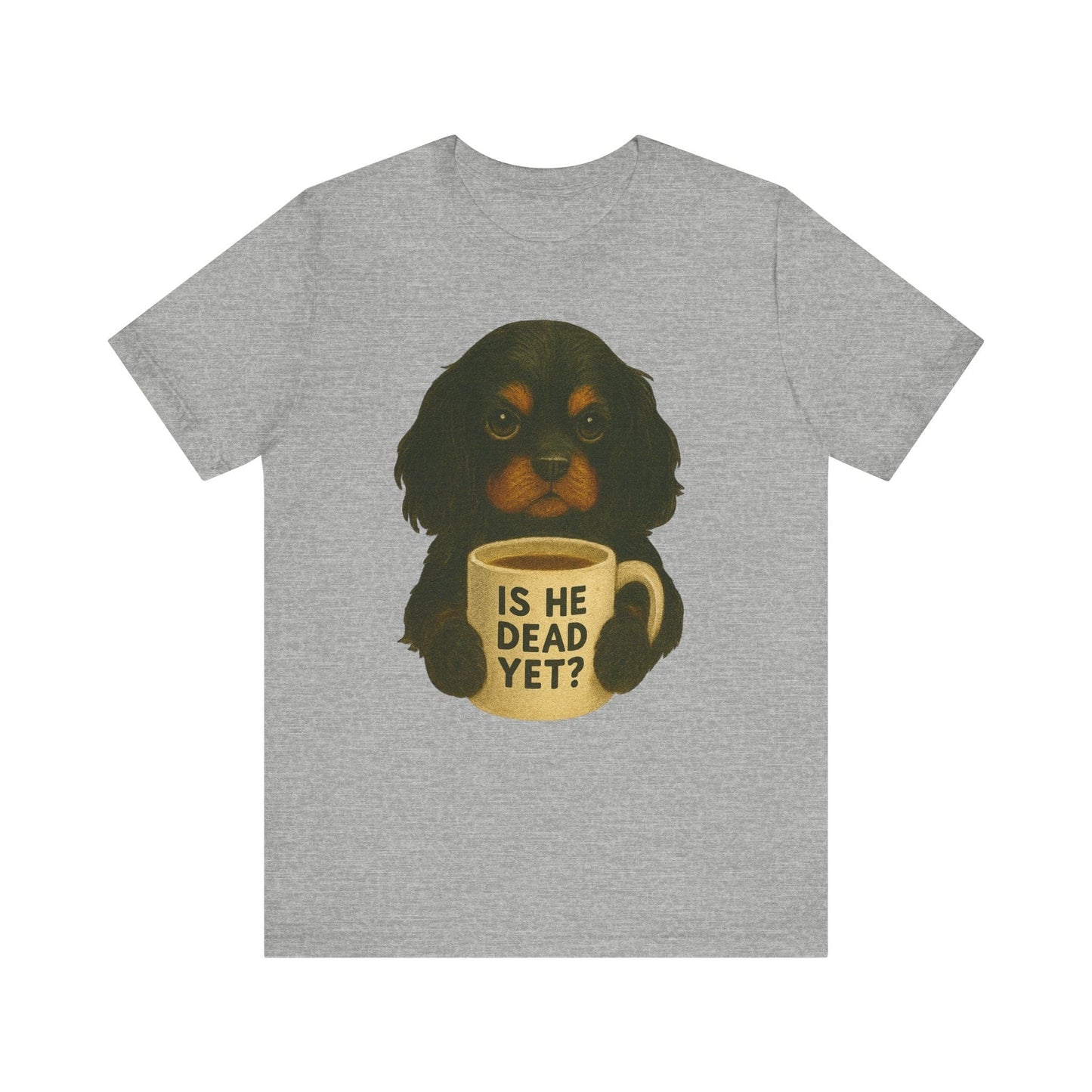 Black Tan Cavalier Dead Yet TShirt