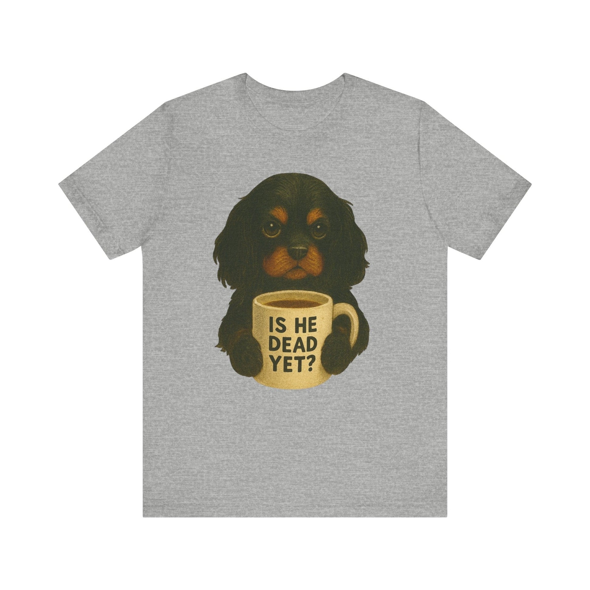 Black Tan Cavalier Dead Yet TShirt