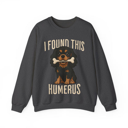 Black Tan Cavalier Humerus Sweatshirt