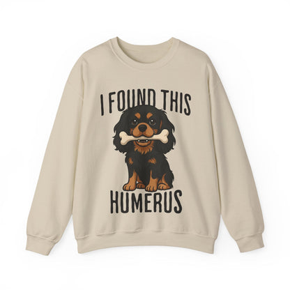 Black Tan Cavalier Humerus Sweatshirt
