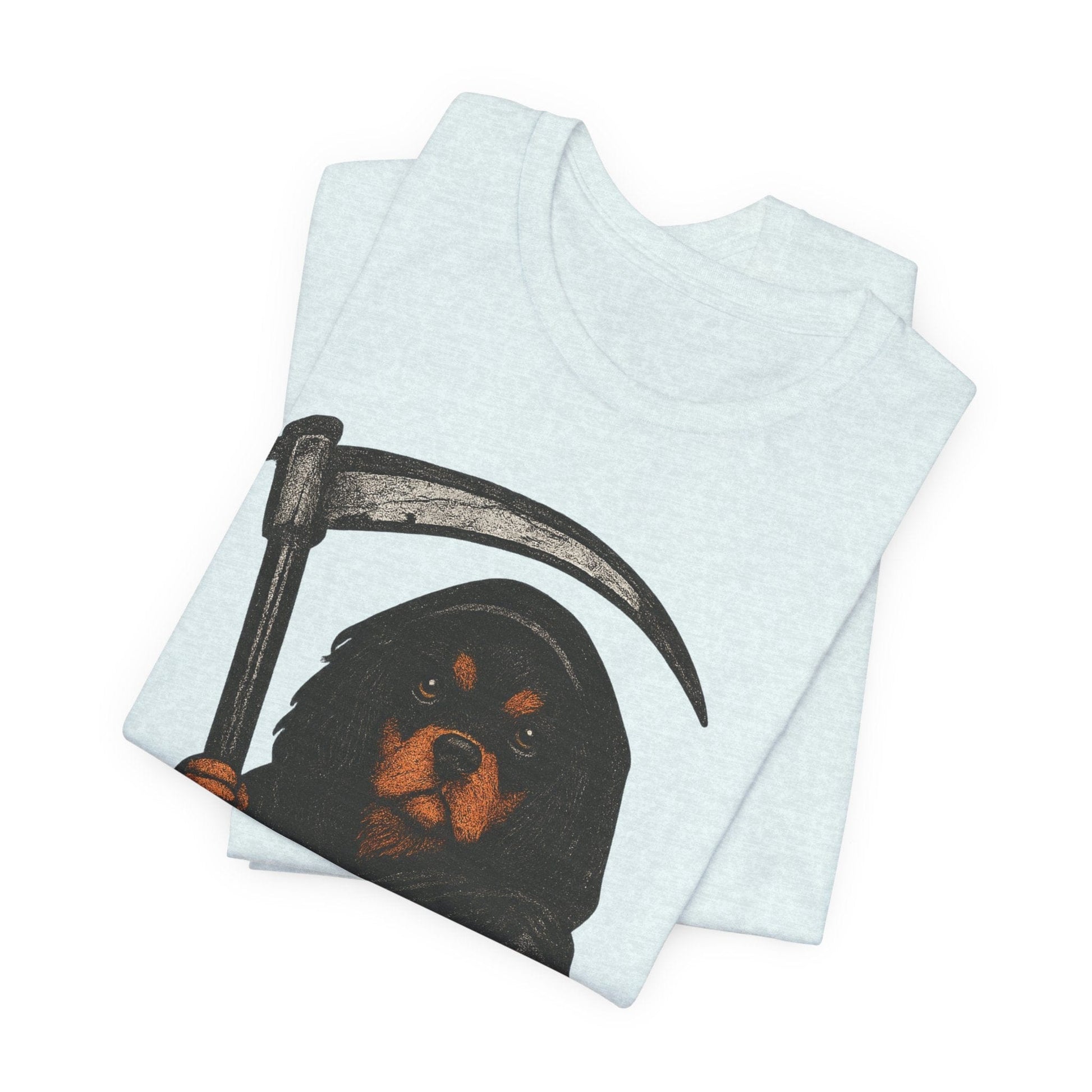 Printify T-Shirt Black Tan Cavalier King Charles Treat Dealer TShirt