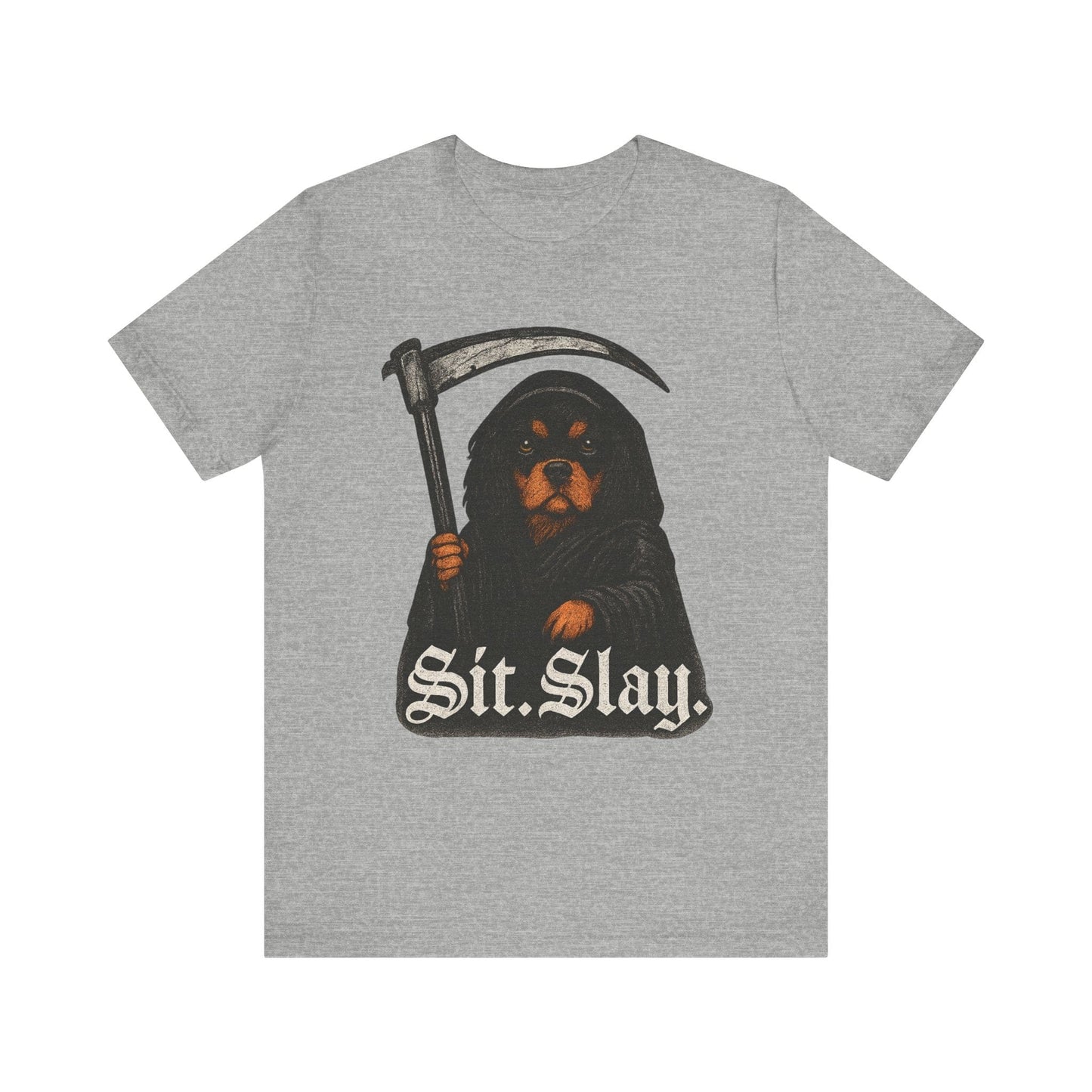 Printify T-Shirt Black Tan Cavalier King Charles Treat Dealer TShirt