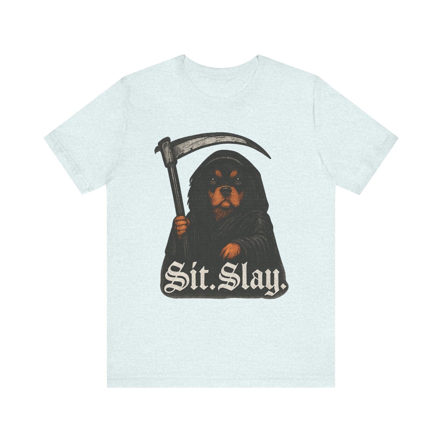 Printify T-Shirt Black Tan Cavalier King Charles Treat Dealer TShirt