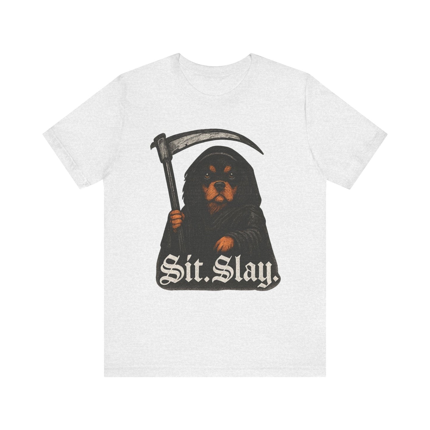 Printify T-Shirt Black Tan Cavalier King Charles Treat Dealer TShirt