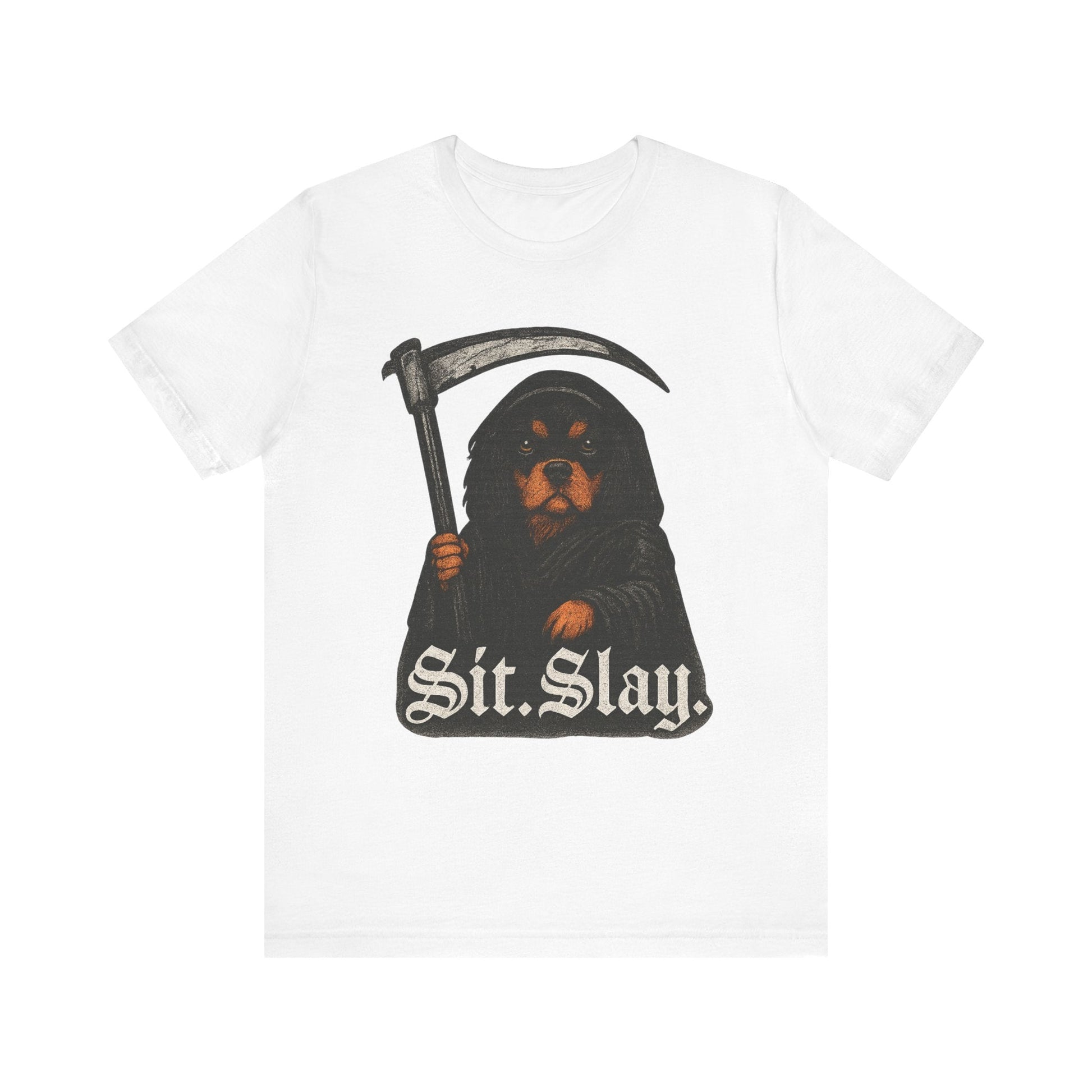 Printify T-Shirt Black Tan Cavalier King Charles Treat Dealer TShirt