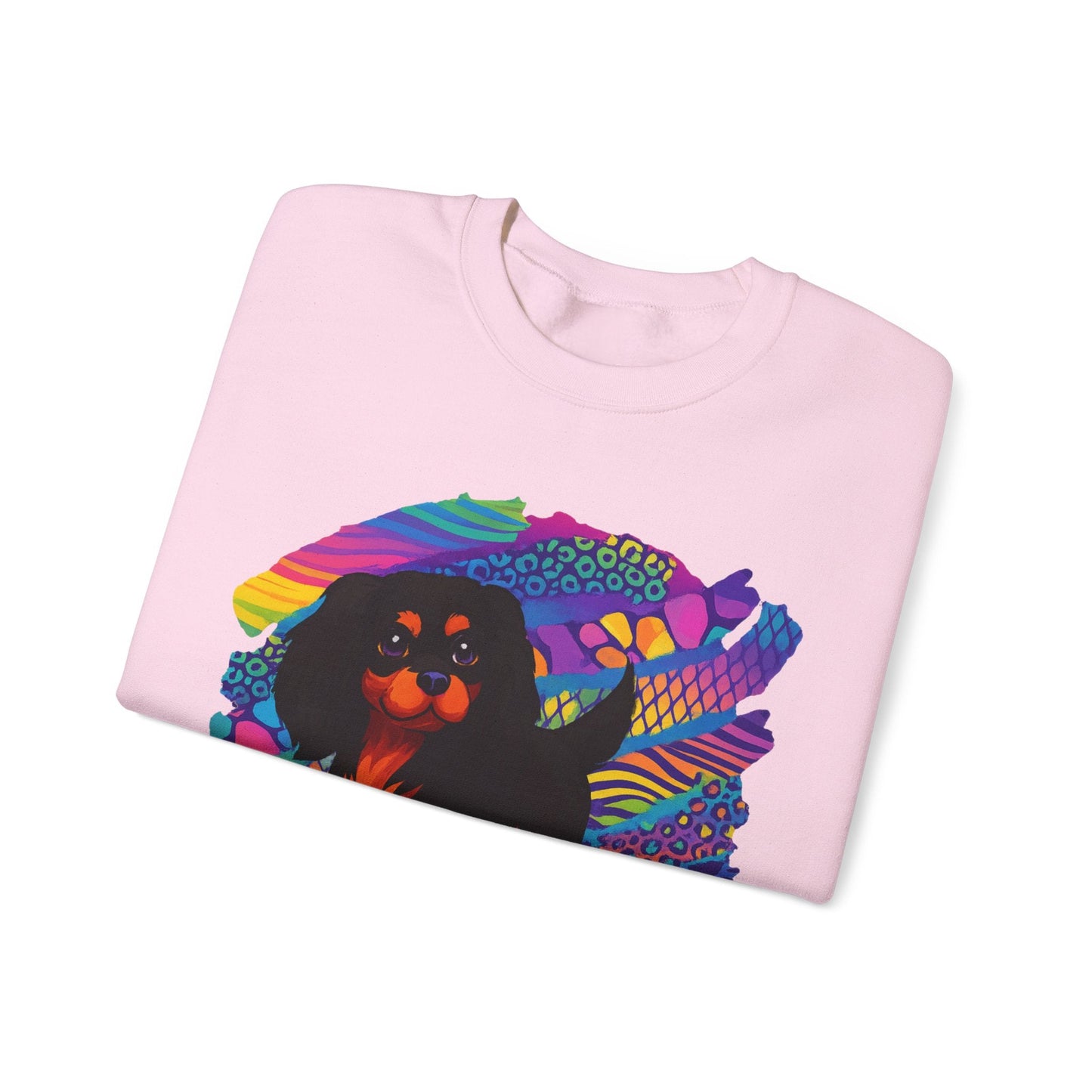 Black & Tan Cavalier Neon Sweatshirt