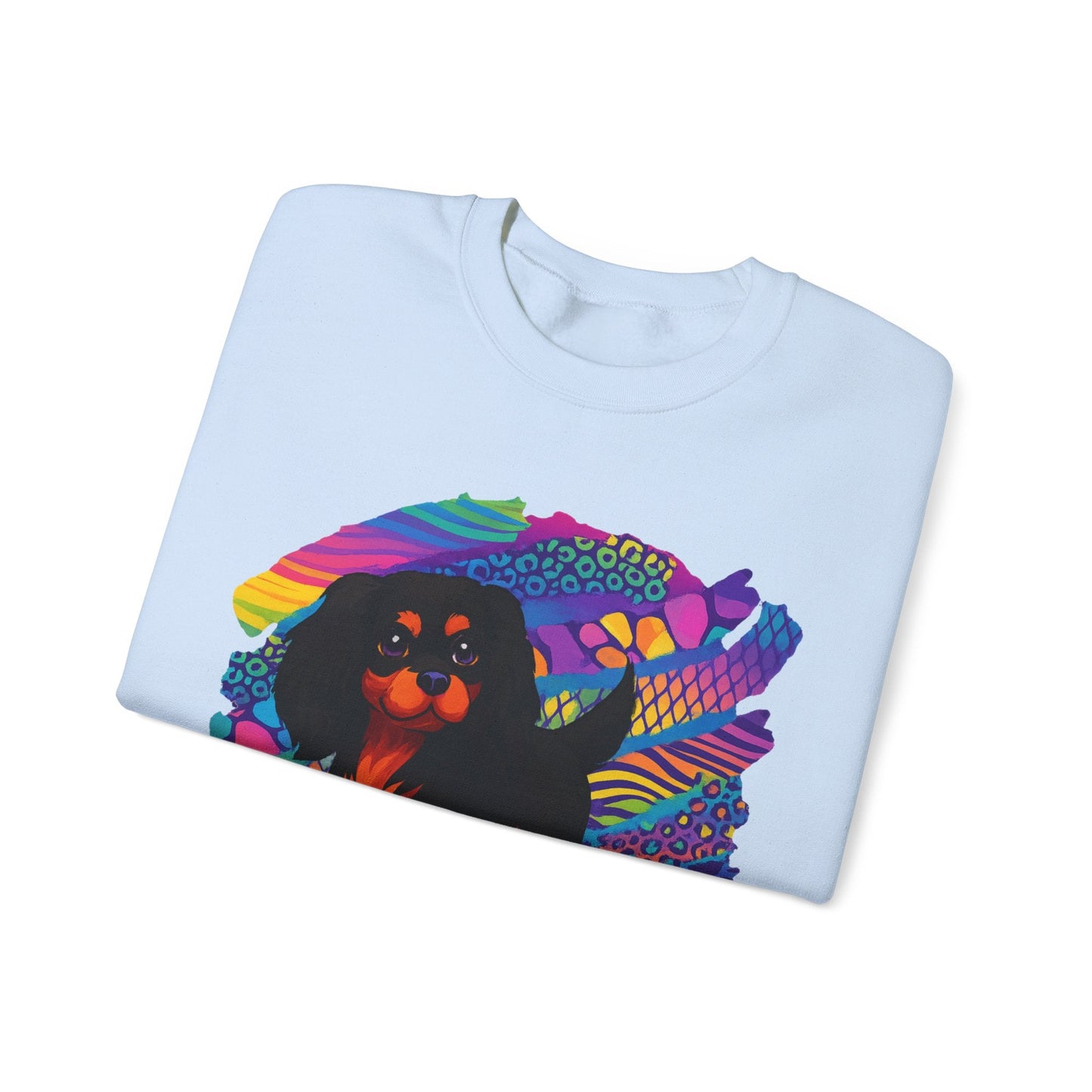 Black & Tan Cavalier Neon Sweatshirt