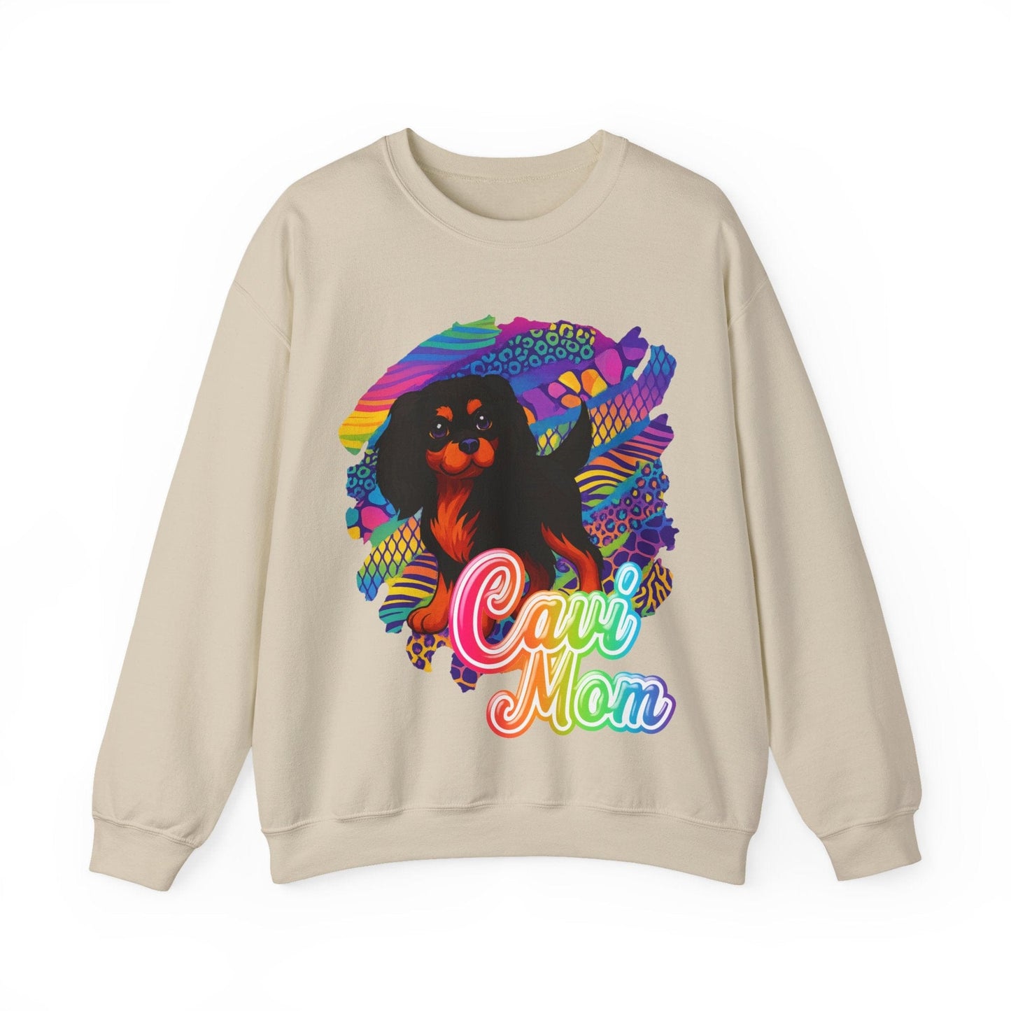 Black & Tan Cavalier Neon Sweatshirt