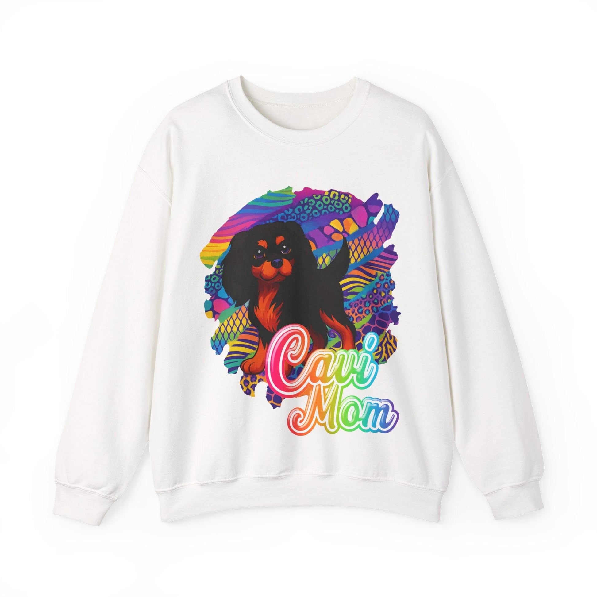 Black & Tan Cavalier Neon Sweatshirt