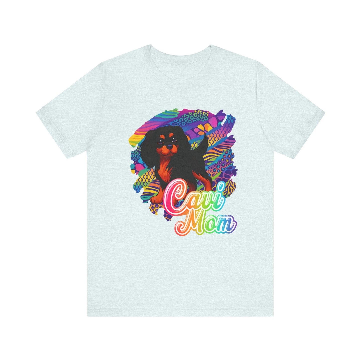 Black & Tan Cavalier Neon Tshirt