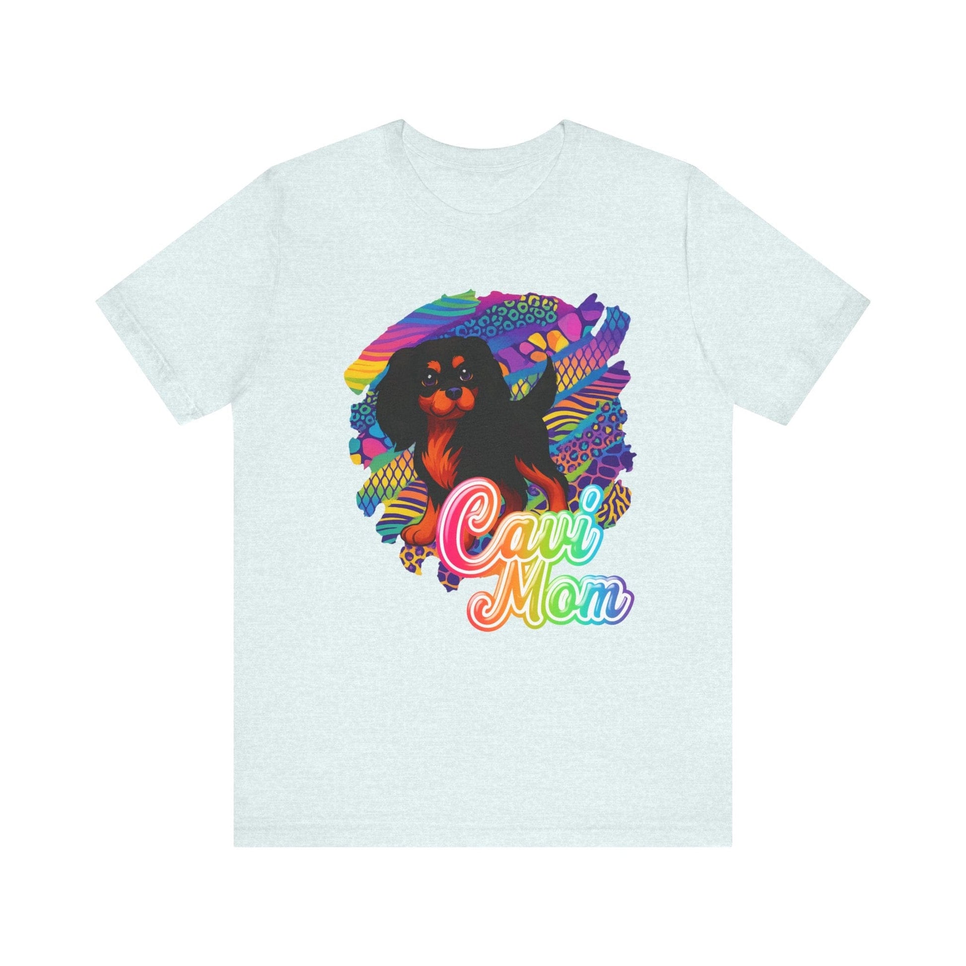 Black & Tan Cavalier Neon Tshirt