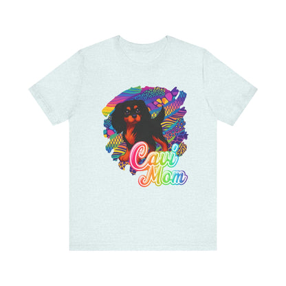 Black & Tan Cavalier Neon Tshirt