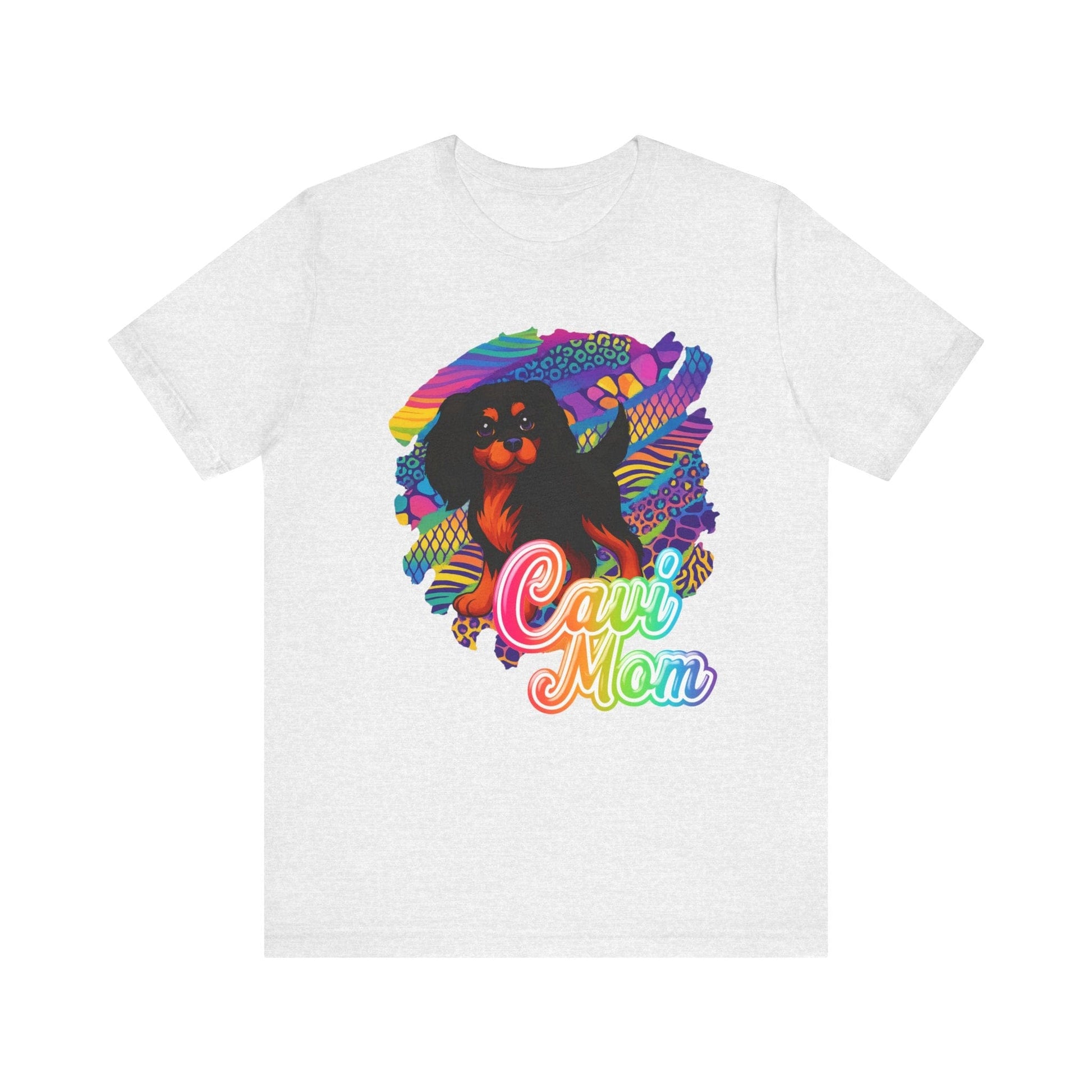 Black & Tan Cavalier Neon Tshirt