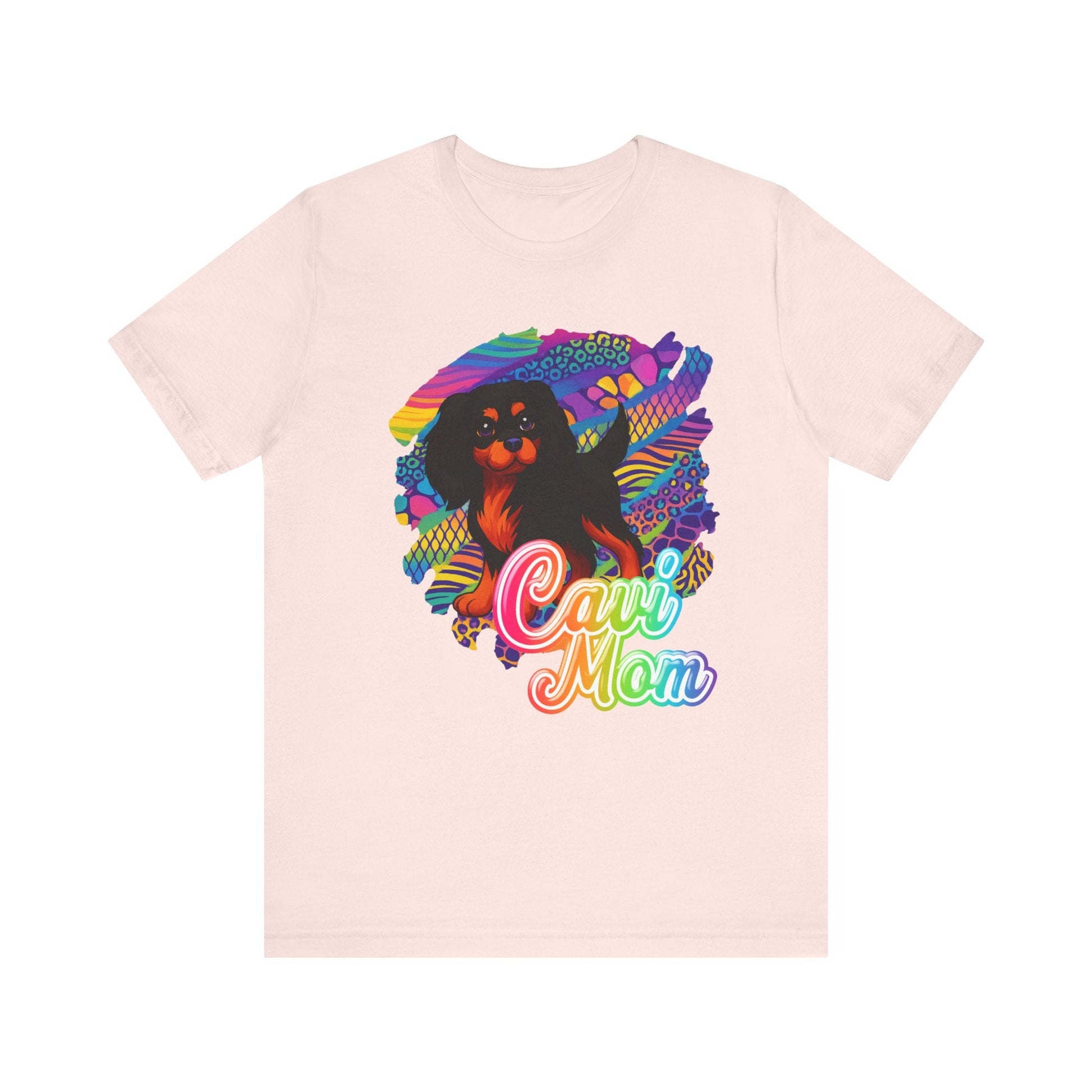 Black & Tan Cavalier Neon Tshirt