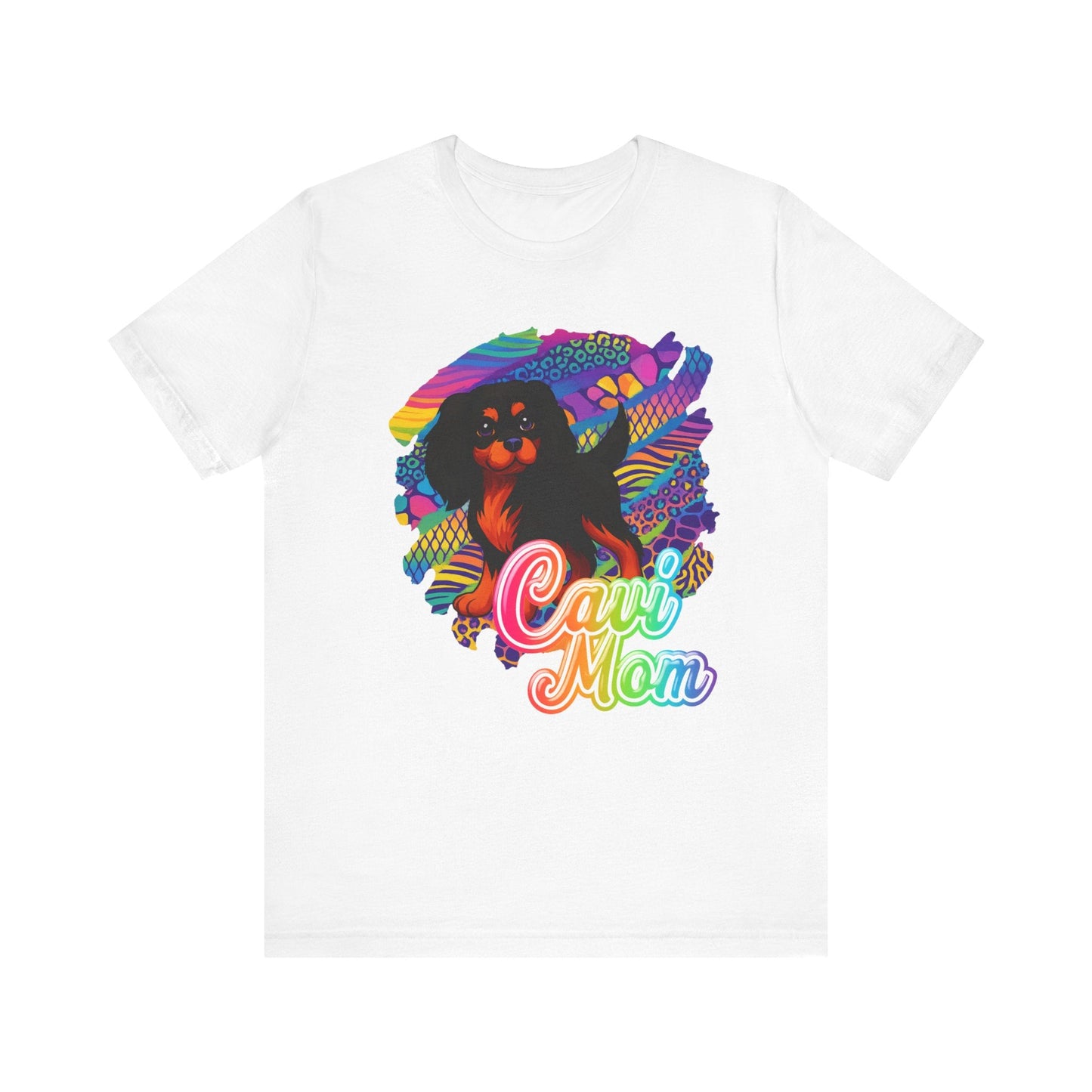 Black & Tan Cavalier Neon Tshirt