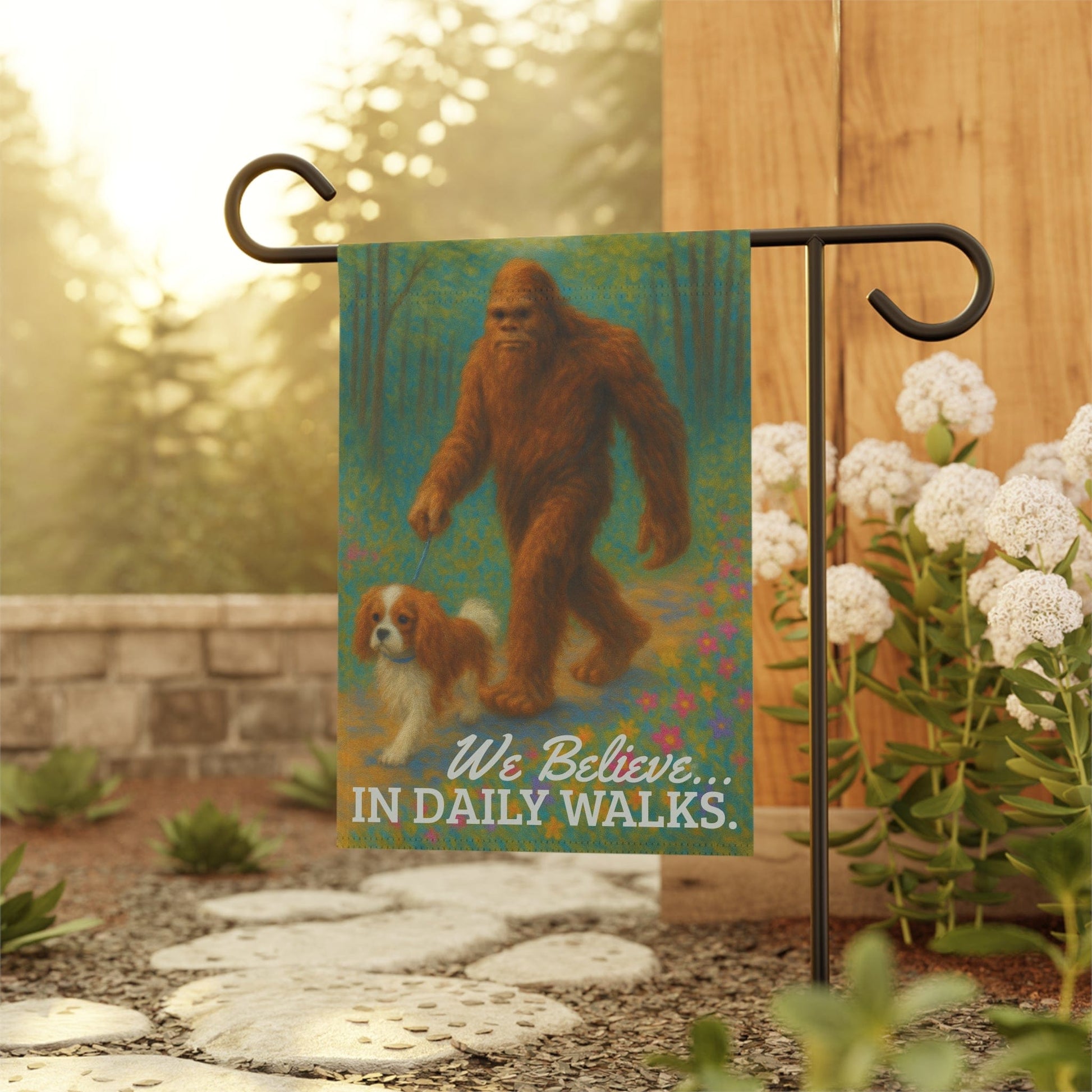 Blenheim Cavalier Bigfoot Garden Flag