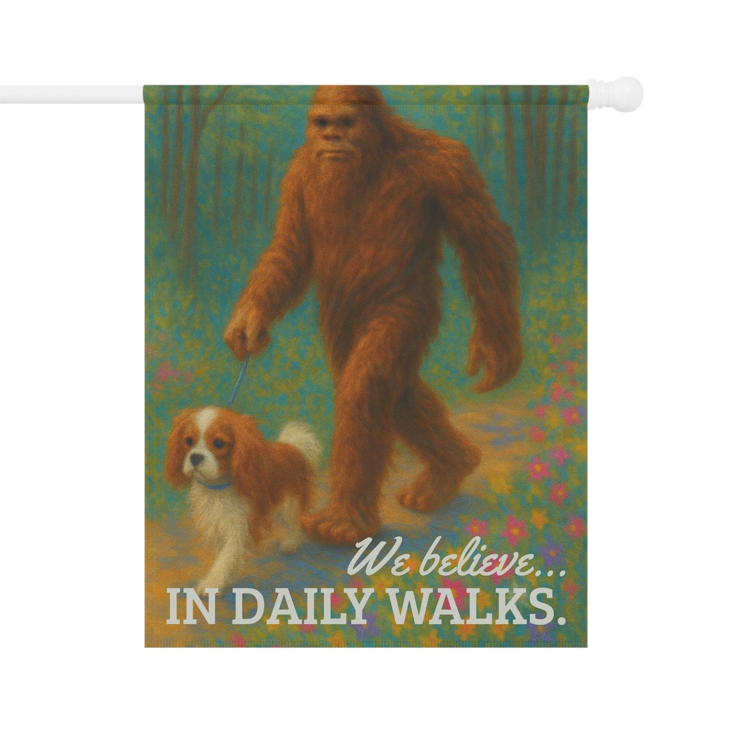 Blenheim Cavalier Bigfoot Garden Flag