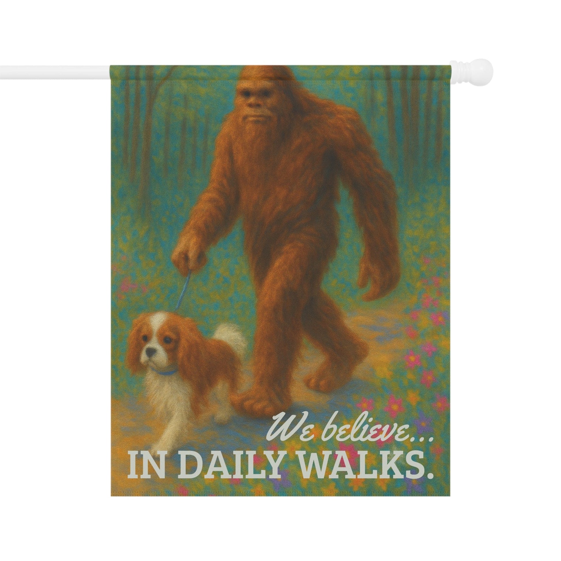 Blenheim Cavalier Bigfoot Garden Flag