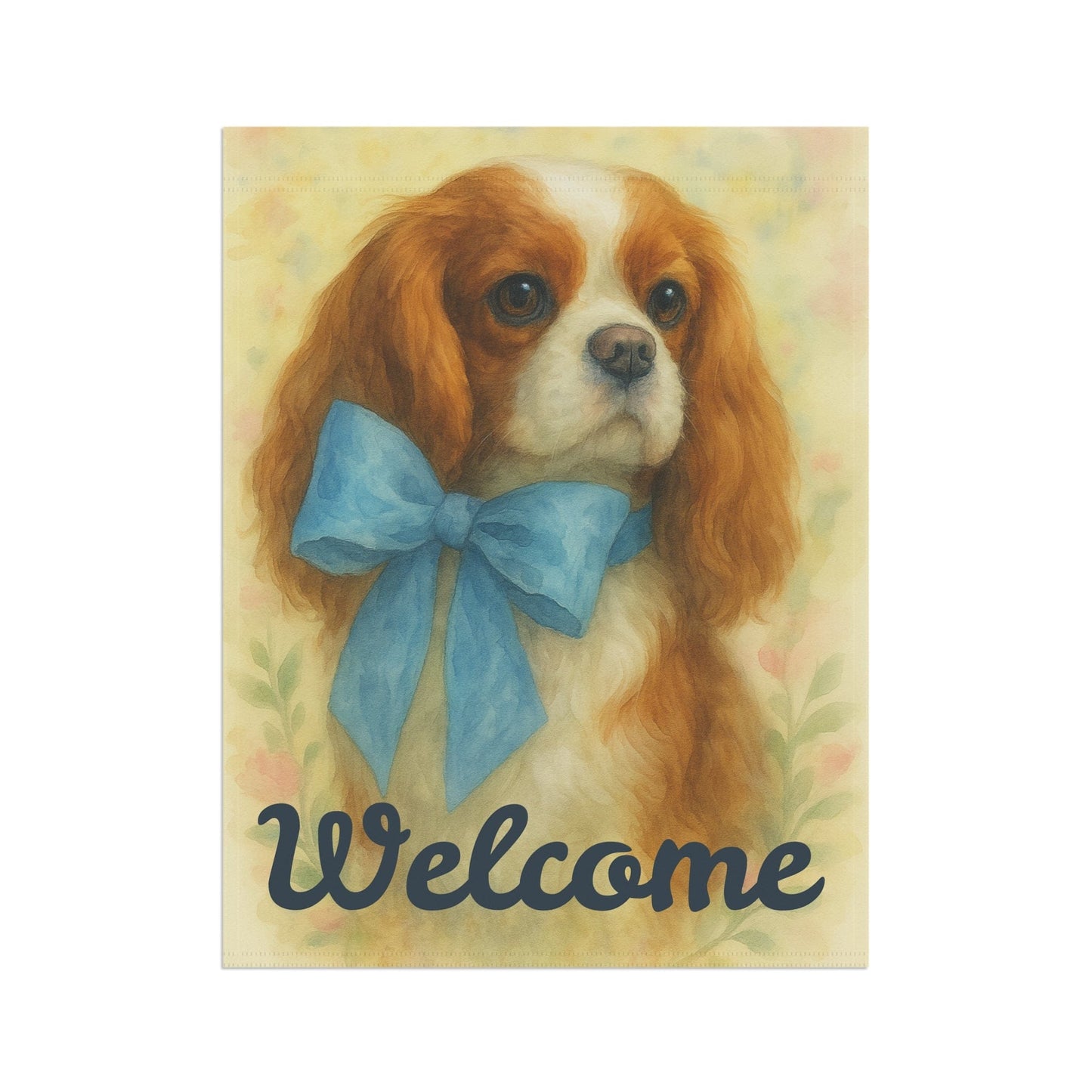 Blenheim Cavalier Blue Coquette Garden Flag