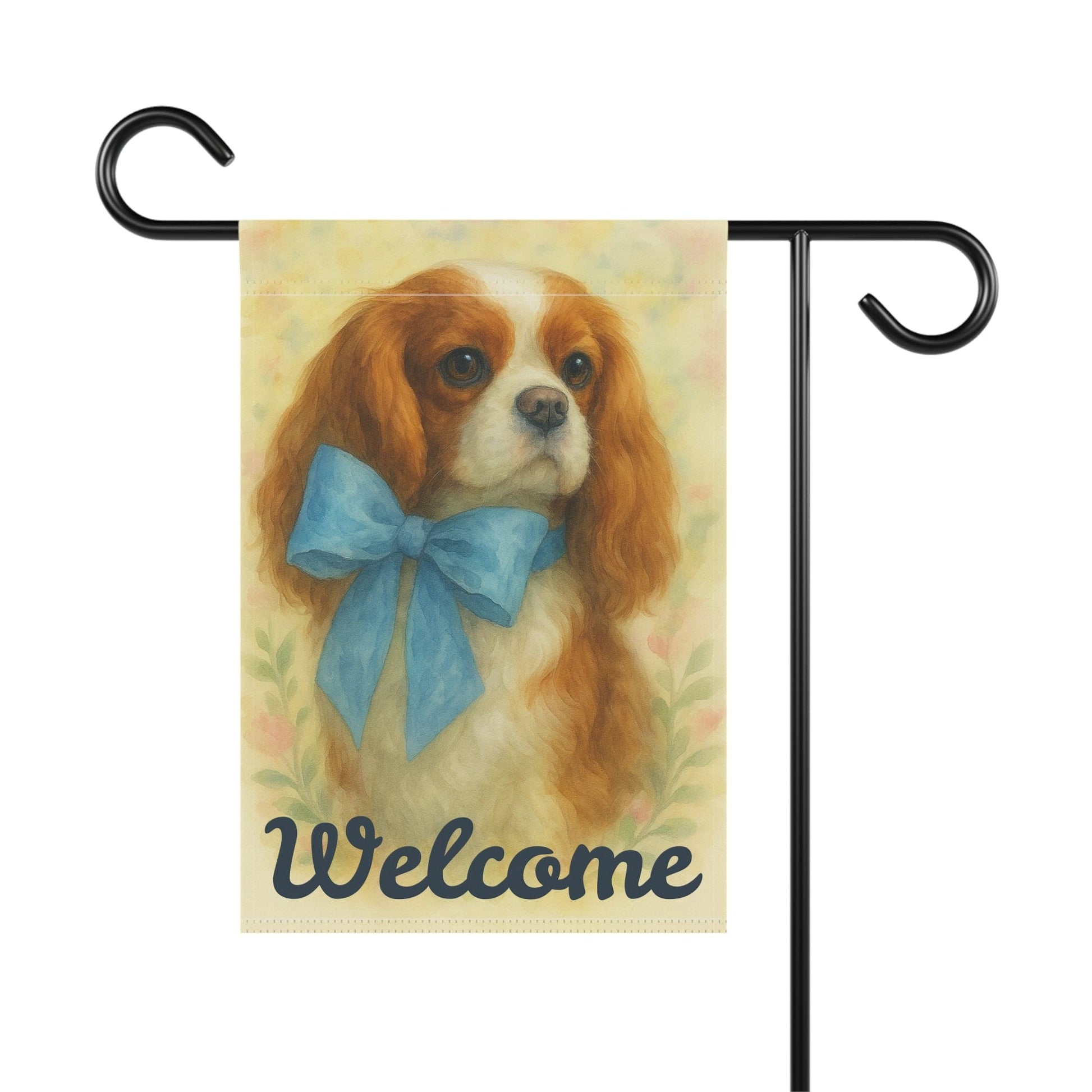 Blenheim Cavalier Blue Coquette Garden Flag