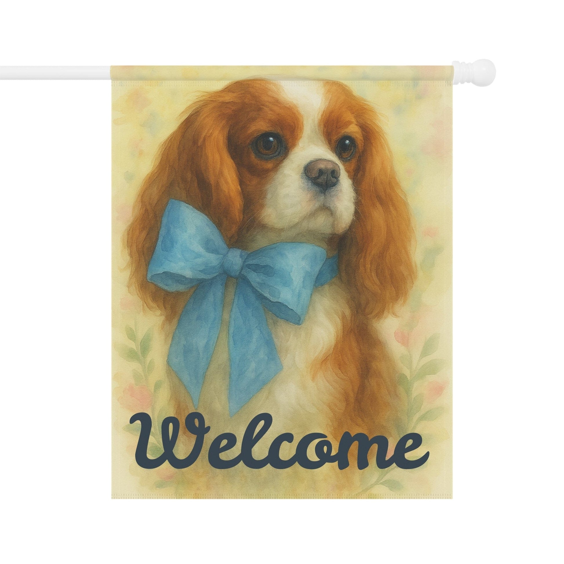 Blenheim Cavalier Blue Coquette Garden Flag