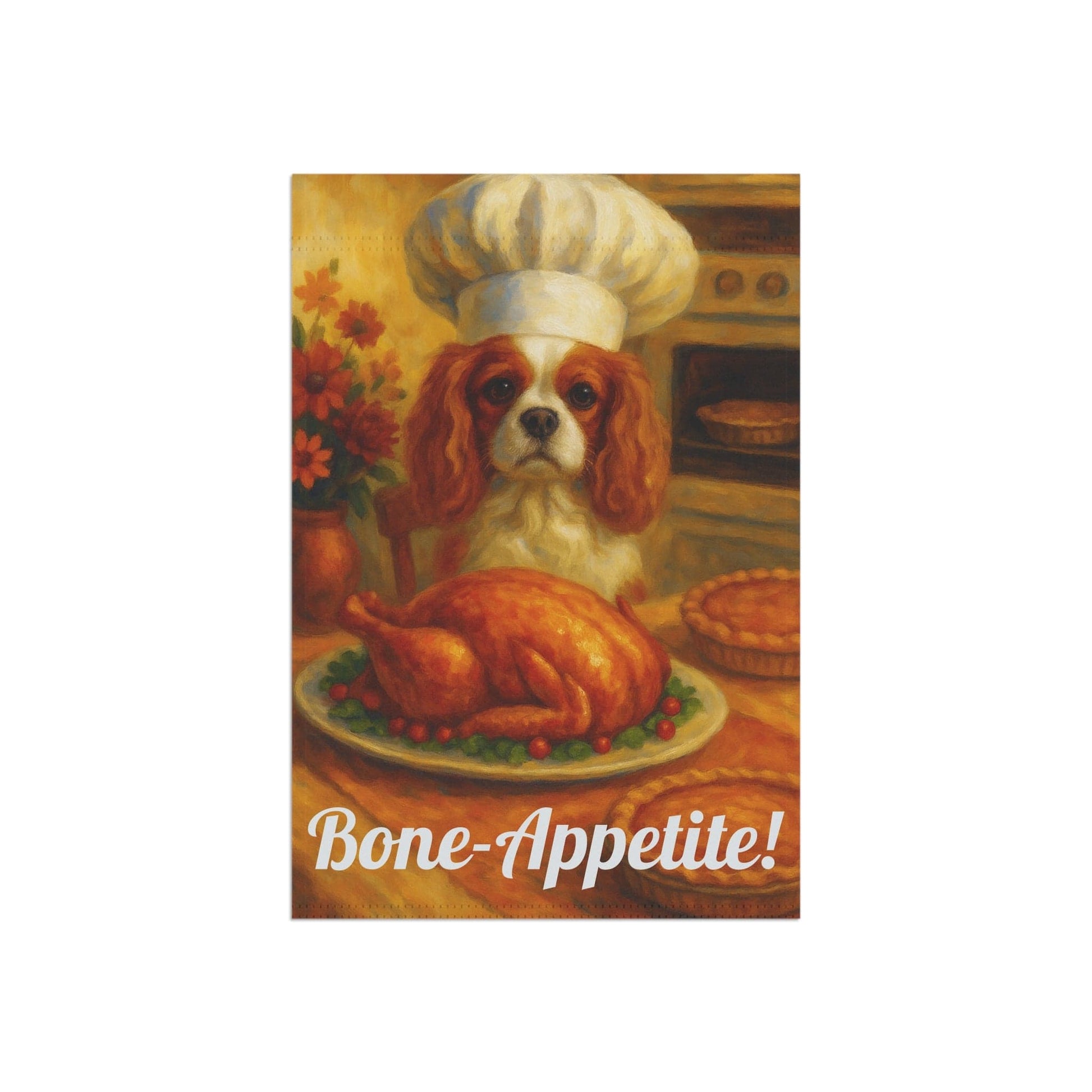 Blenheim Cavalier Bone-Appetite Garden Flag