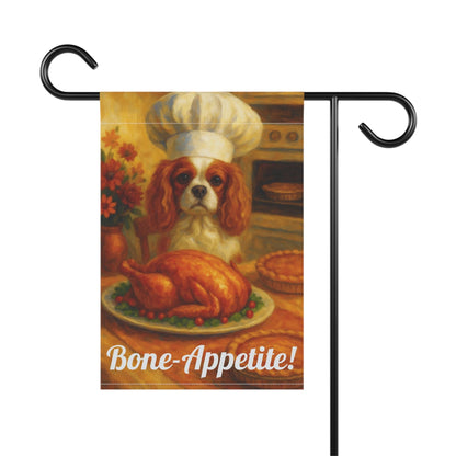 Blenheim Cavalier Bone-Appetite Garden Flag