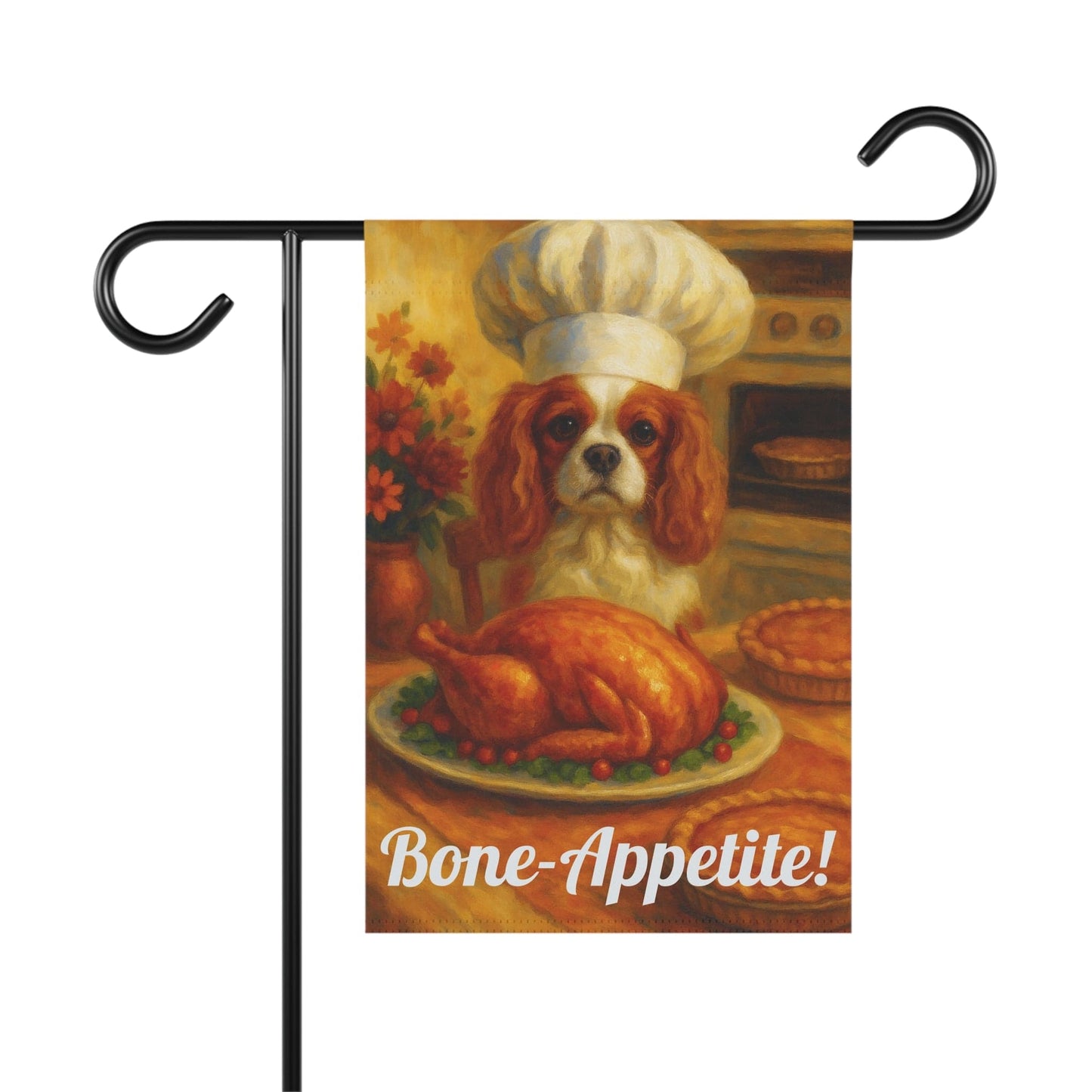 Blenheim Cavalier Bone-Appetite Garden Flag