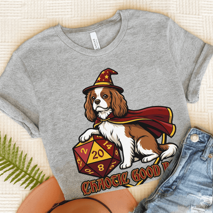 Personalized Cavalier Good Boy Unisex Tshirt Athletic Heather
