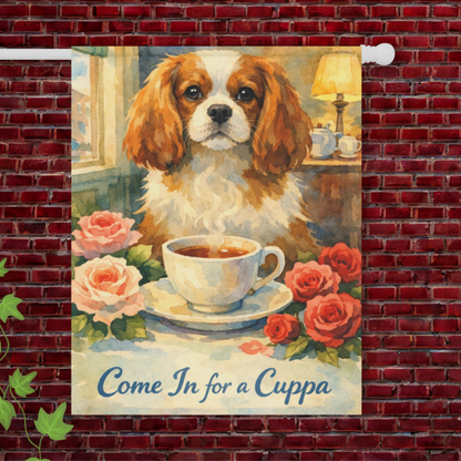Blenheim Cavalier Cuppa Tea Garden Flag 24.5'' × 32''
